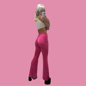 Flattering Pink Shimmer Pants (urban outfitters tagged for exposure) (fits 2-4)